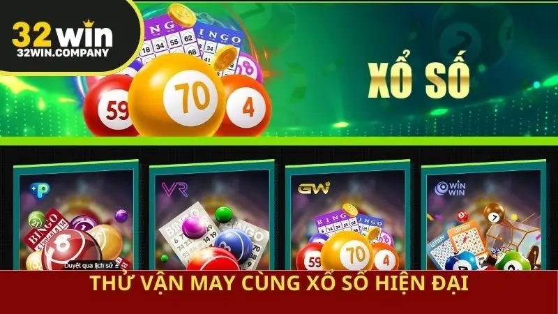 Thử vận may cùng xổ số hiện đại